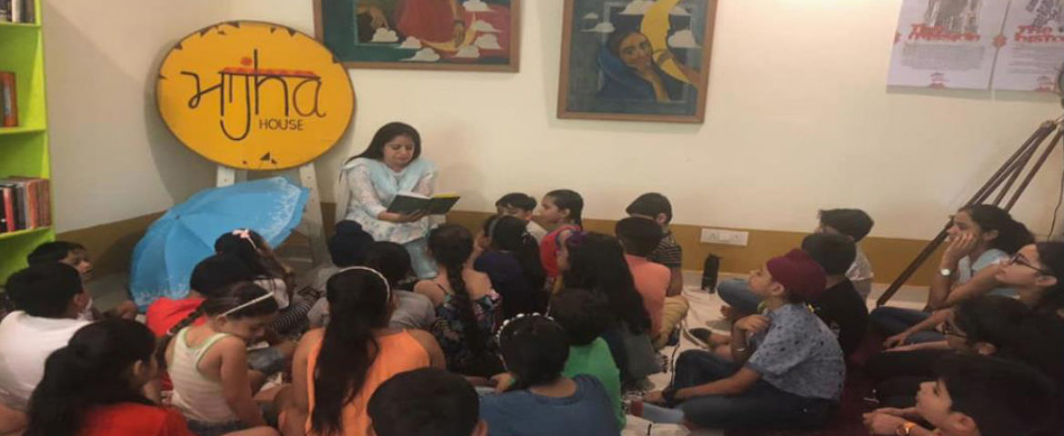 Story telling for Children, Library and Book Cafe
